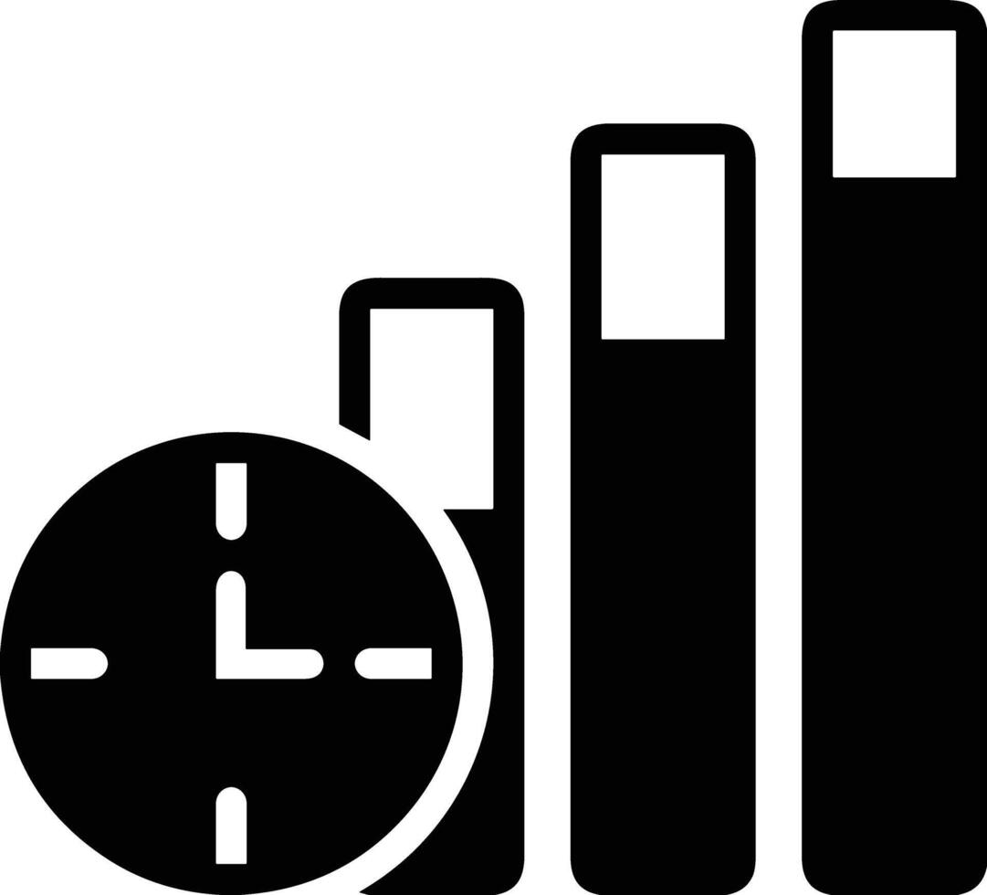 Chart icon symbol image for data statistic analysis illustration vector