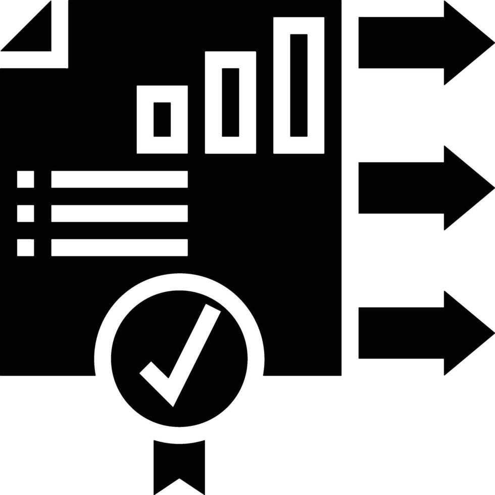 Chart icon symbol image for data statistic analysis illustration vector