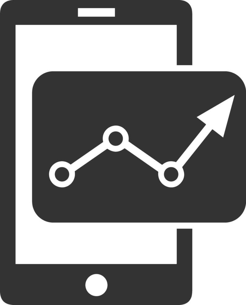 Chart icon symbol image for data statistic analysis illustration vector