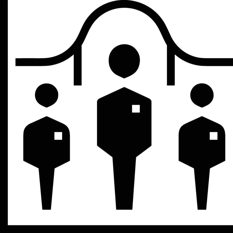 Chart icon symbol image for data statistic analysis illustration vector