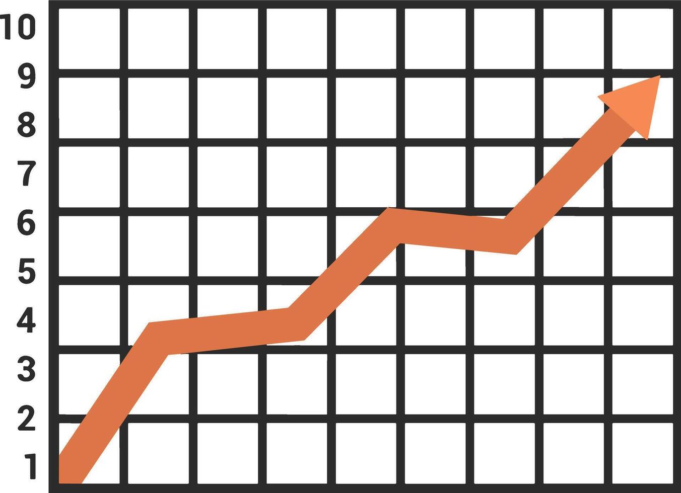 Chart icon symbol image for data statistic analysis illustration vector