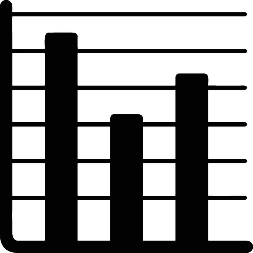 Chart icon symbol image for data statistic analysis illustration vector