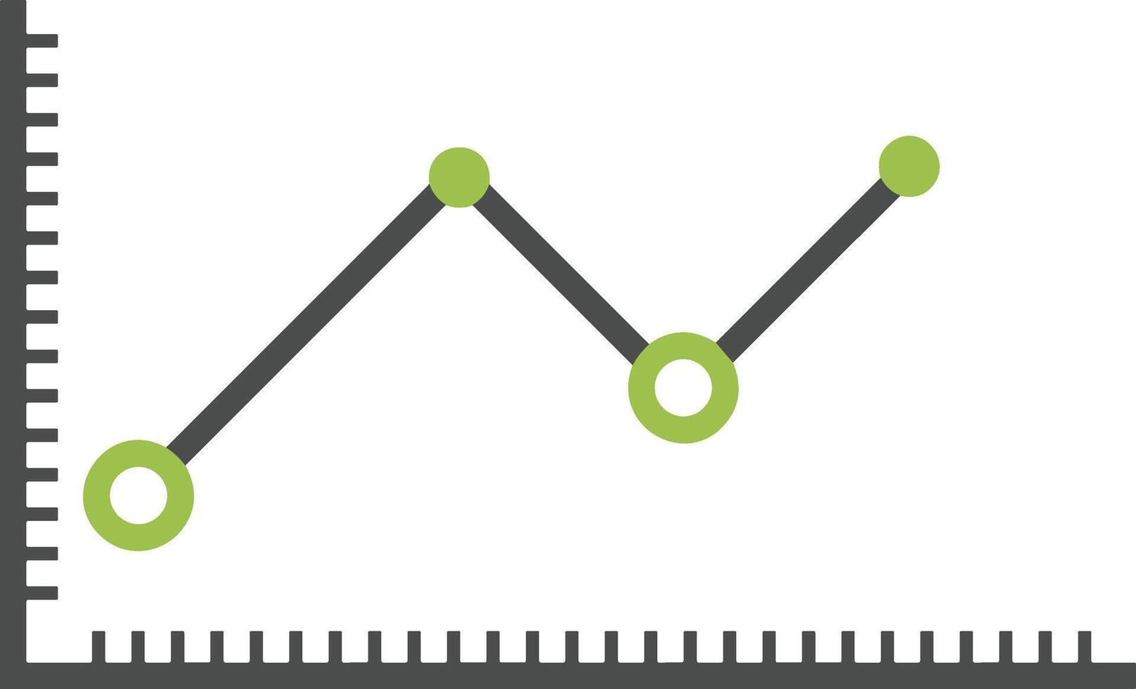 Chart icon symbol image for data statistic analysis illustration vector