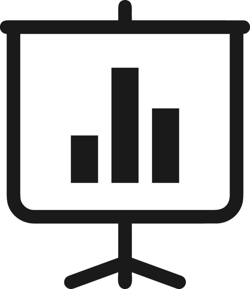 Chart icon symbol image for data statistic analysis illustration vector