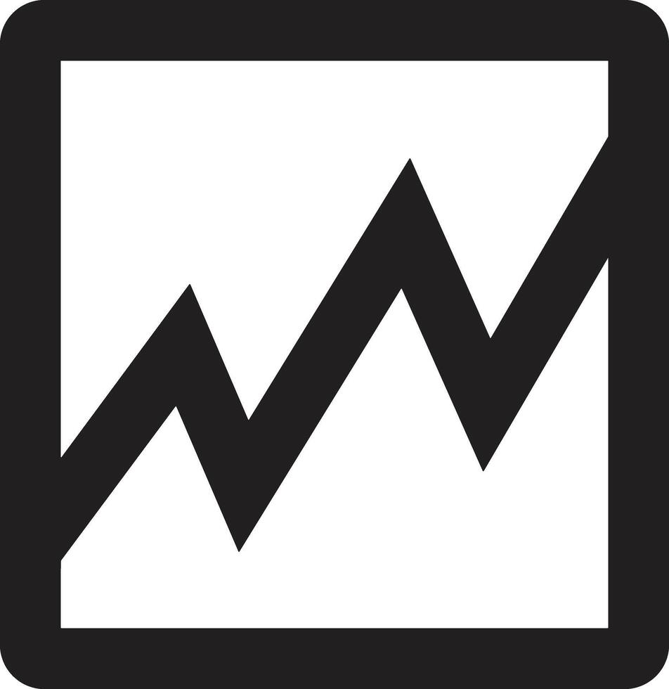 Chart icon symbol image for data statistic analysis illustration vector