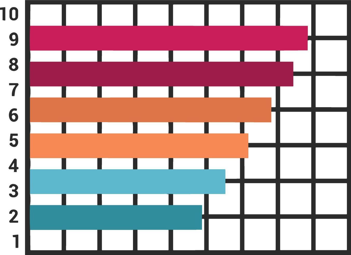 Chart icon symbol image for data statistic analysis illustration vector