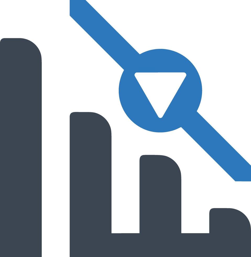 Chart icon symbol image for data statistic analysis illustration vector