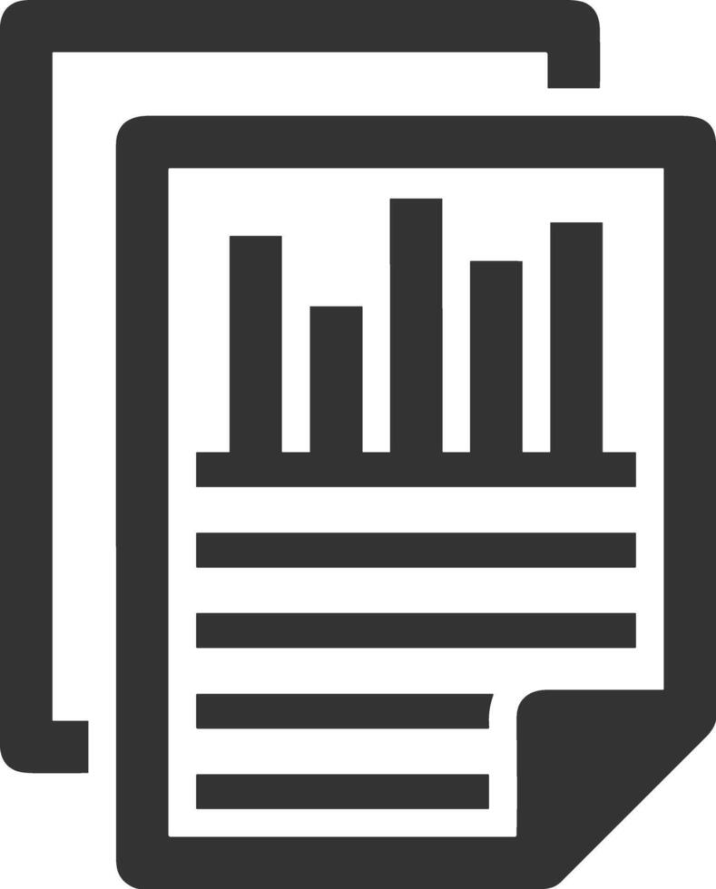 Chart icon symbol image for data statistic analysis illustration vector