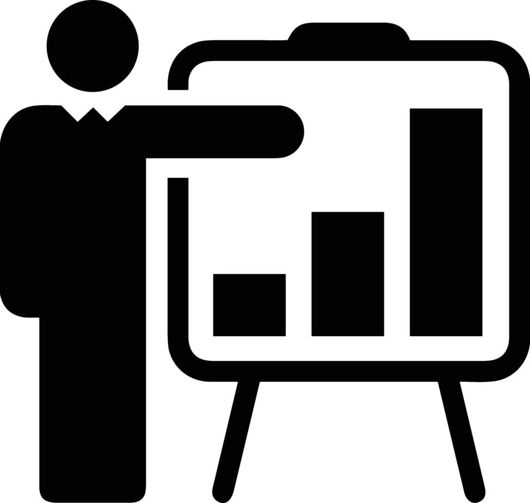 Chart icon symbol image for data statistic analysis illustration vector