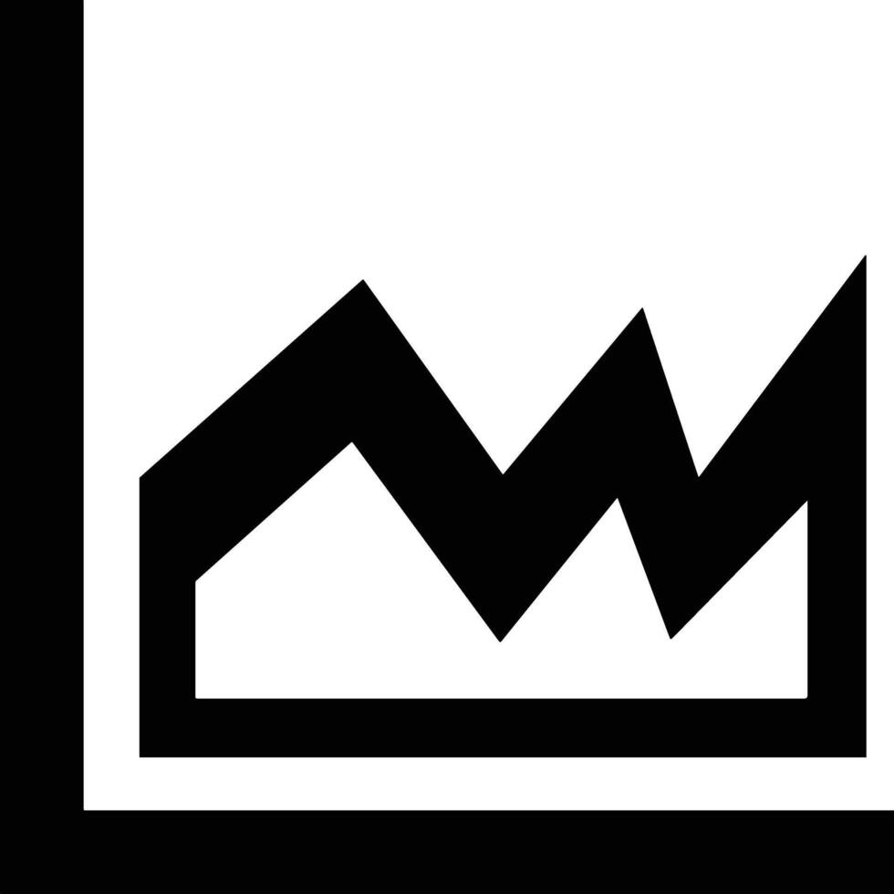 Chart icon symbol image for data statistic analysis illustration vector