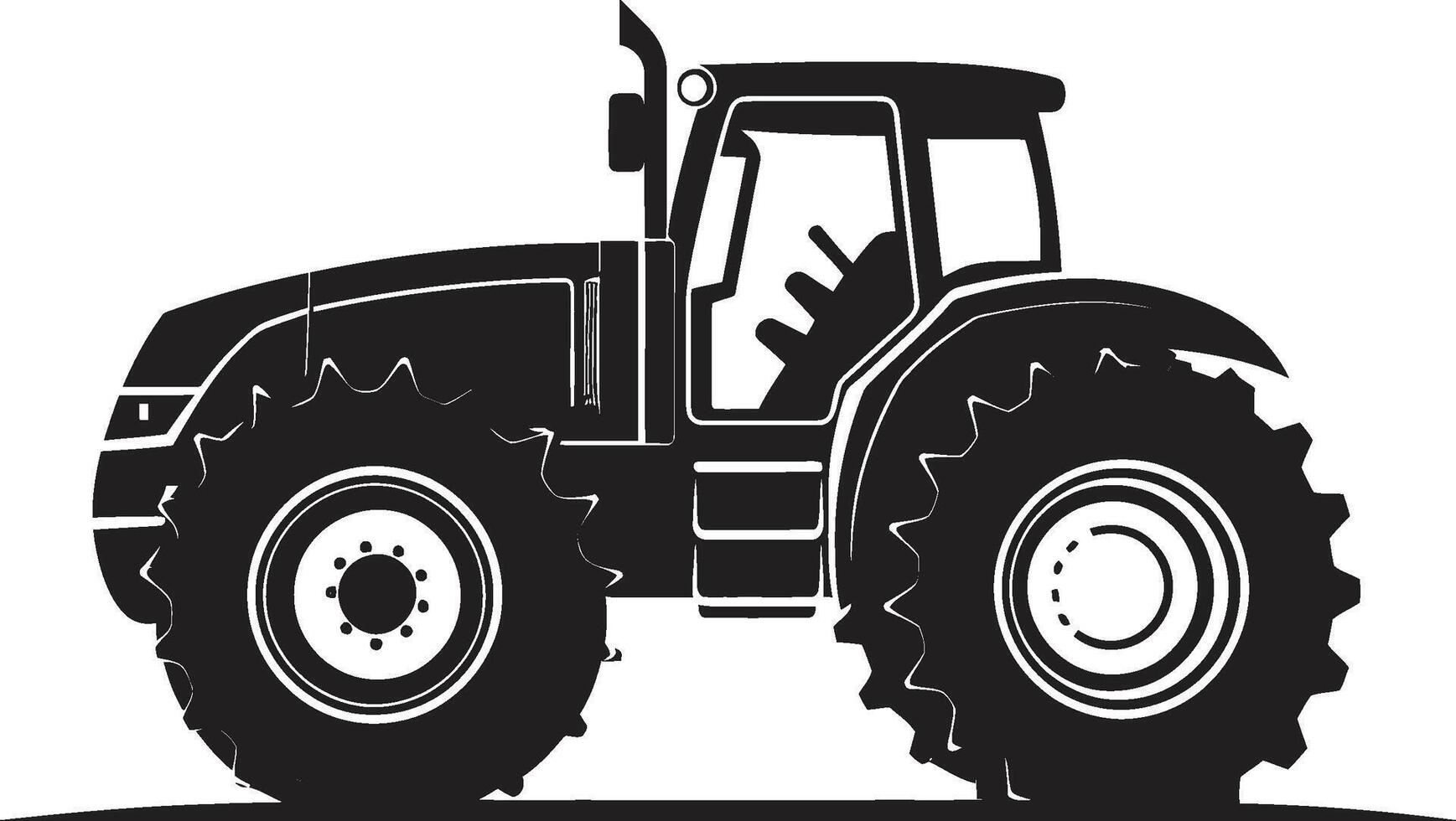 Farm Fleet Dynamic Tractor Rural Renegade Powerful Tractor vector