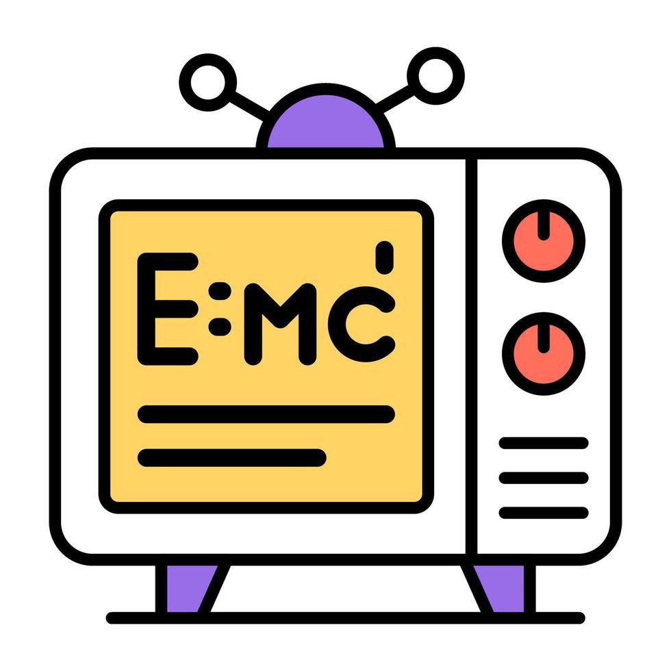 An icon design of physics formula vector
