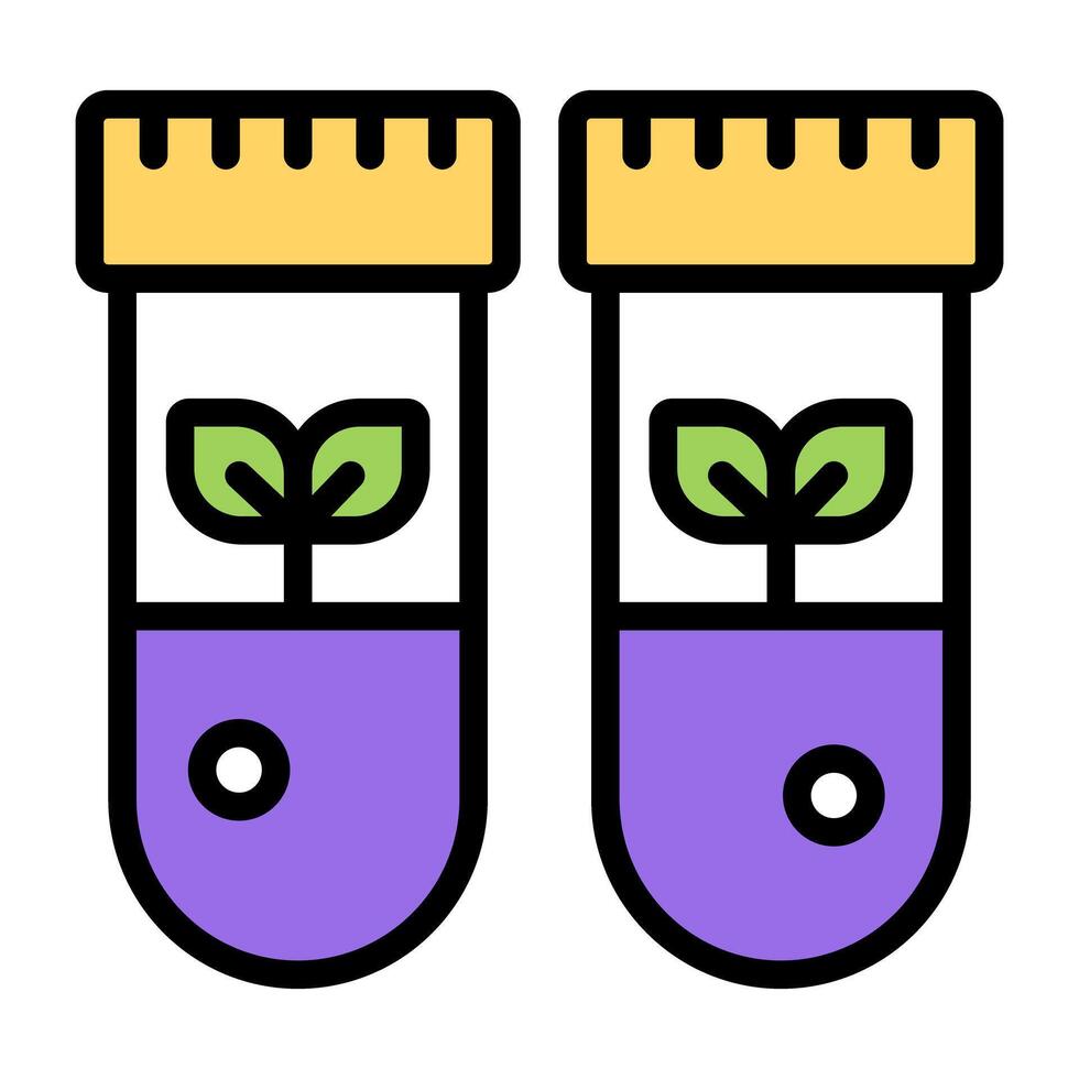 Perfect design icon of botanical tubes vector