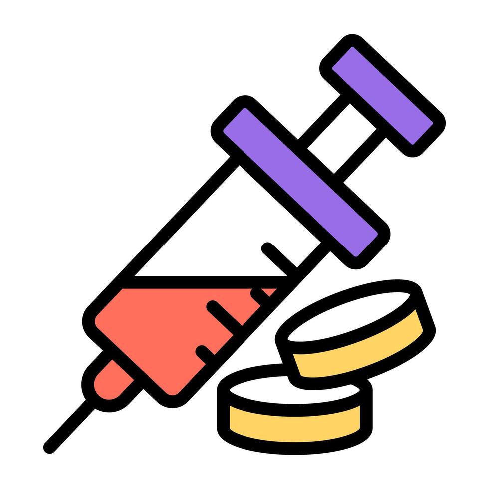 Premium download icon of injection vector