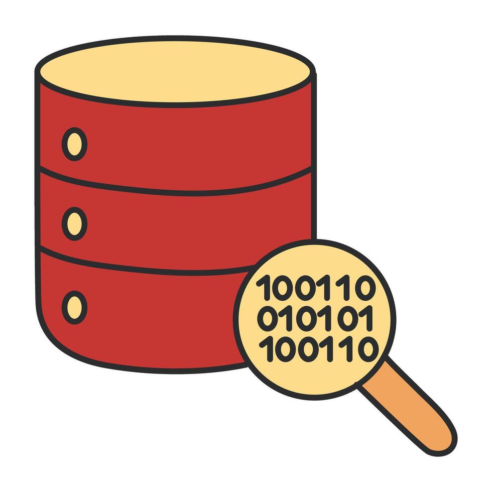 A beautiful design icon of data analysis vector
