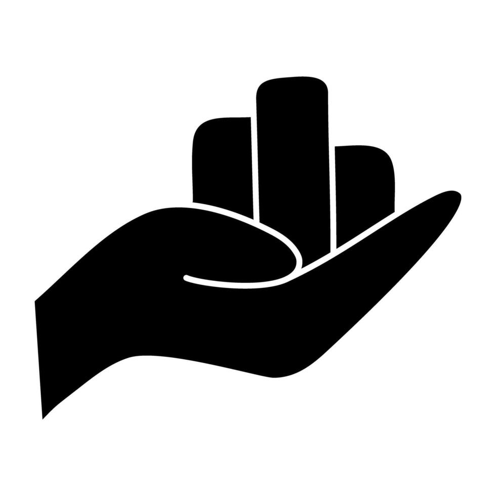 A trendy design icon of graph care vector