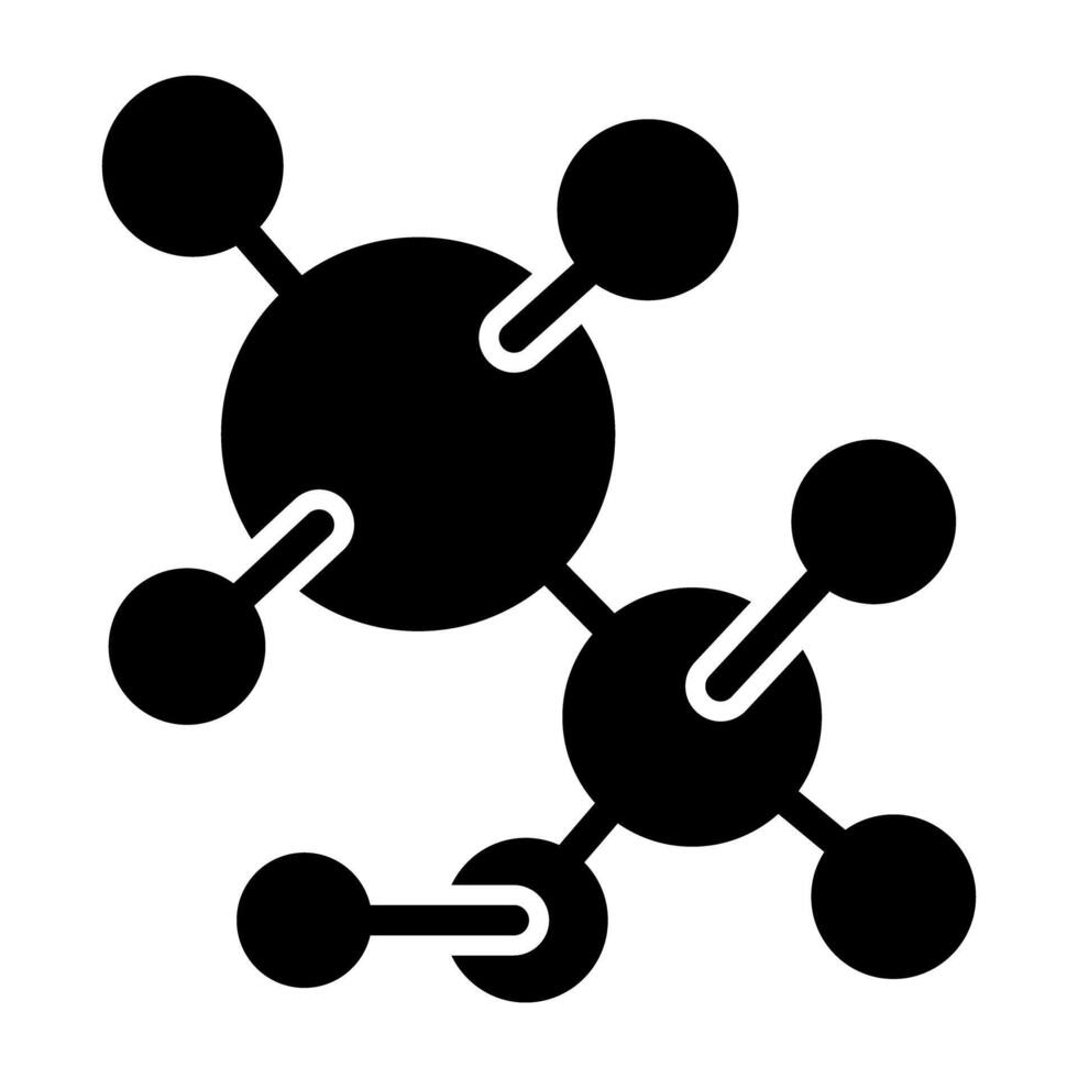Modern design icon of topology vector