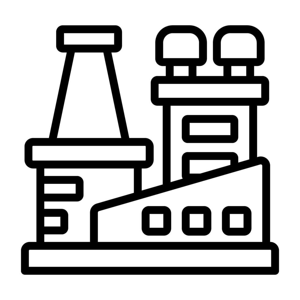 Perfect design icon of factory building vector