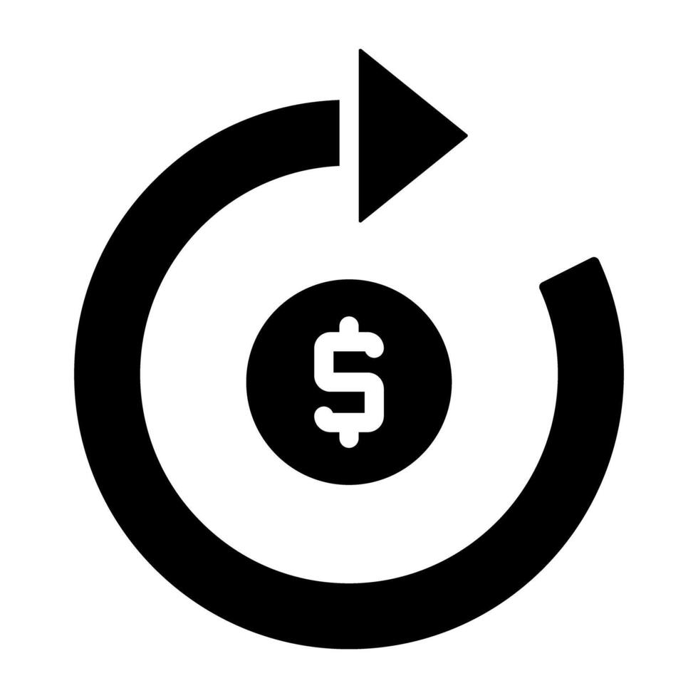 Creative design icon of cost reduction vector