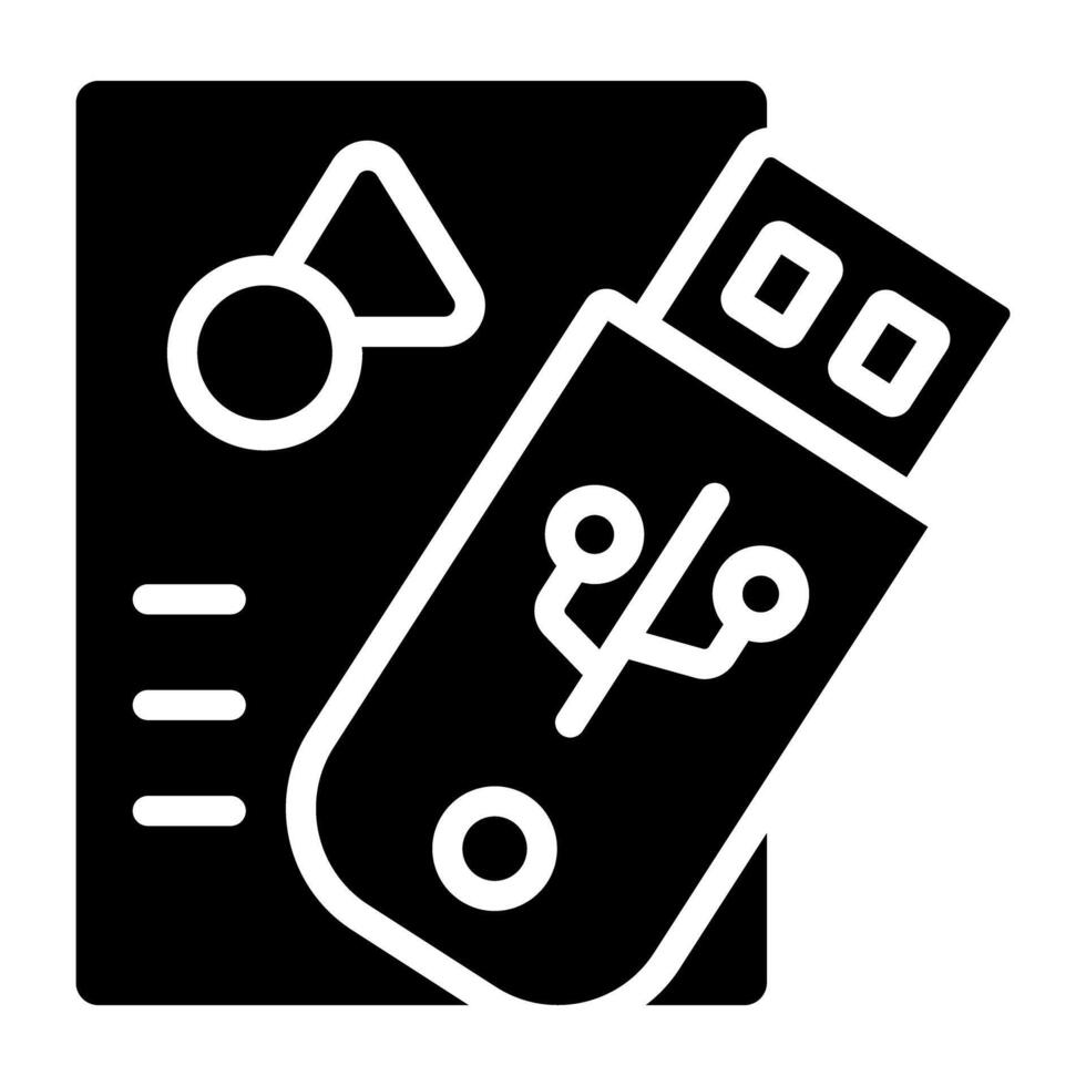 Premium download icon of usb vector