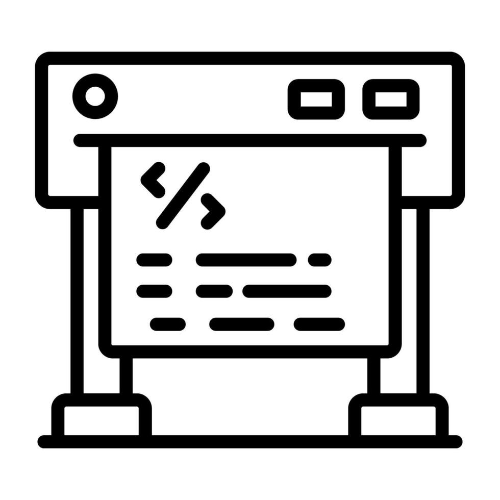 Premium download icon of coding vector