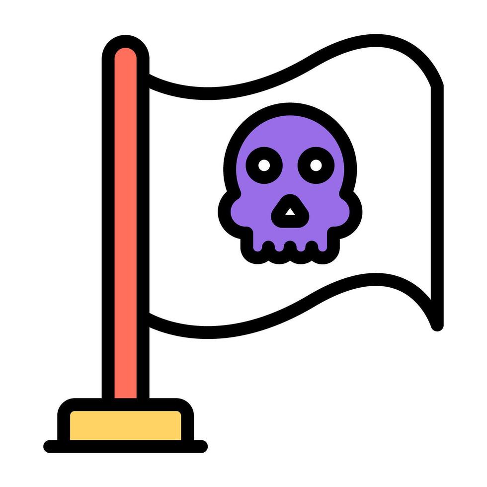 Premium design icon of terrorist flag vector