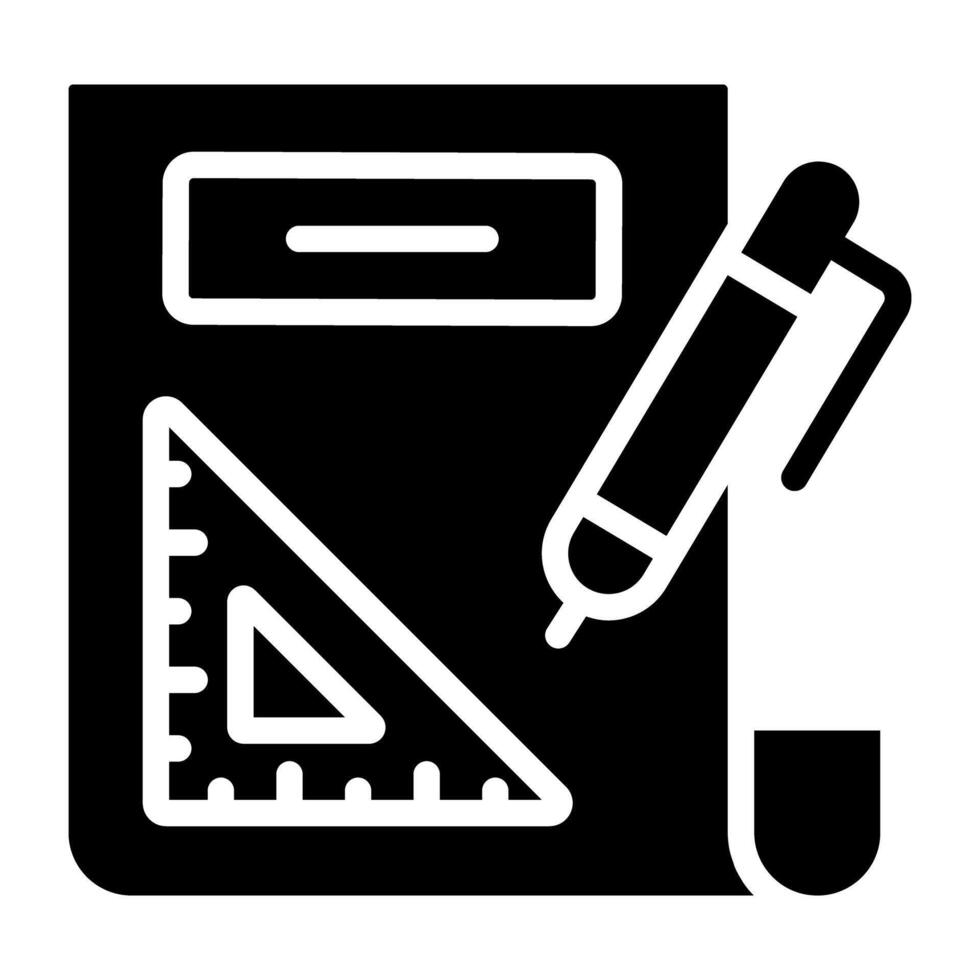 Modern design icon of drafting vector