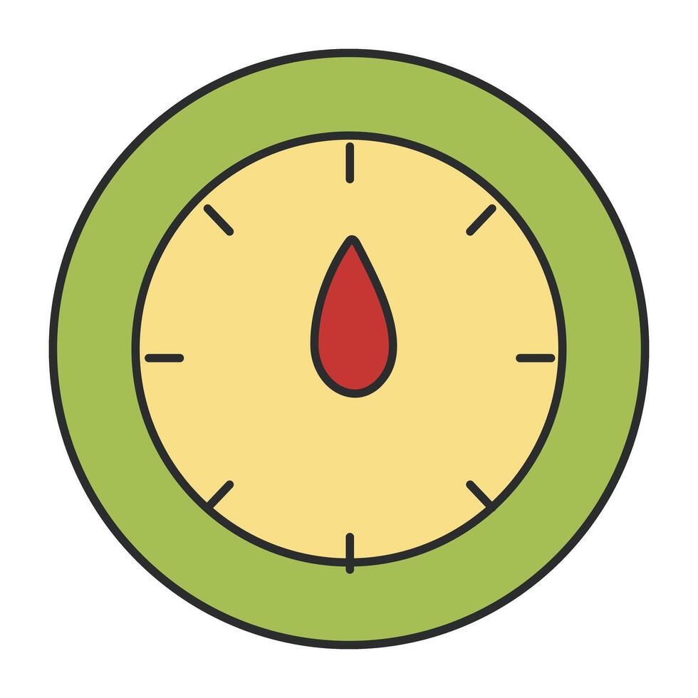 Unique design icon of speedometer vector