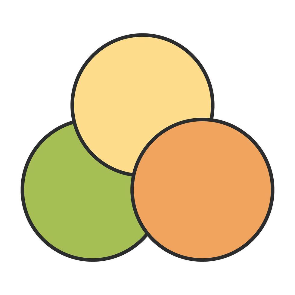 Unique design icon of rgb vector