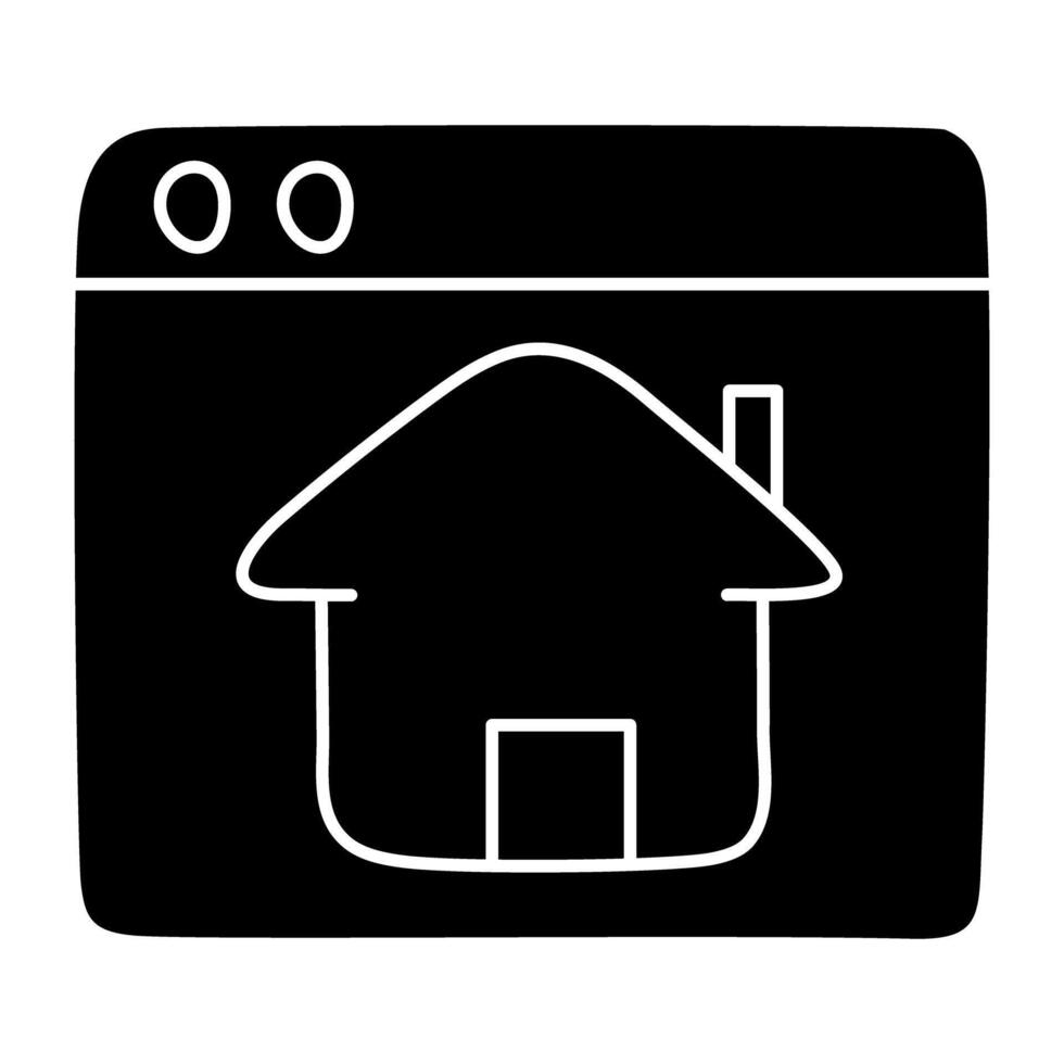 A premium download icon of homepage vector