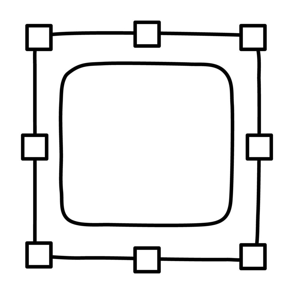 Trendy design icon of pen tablet vector