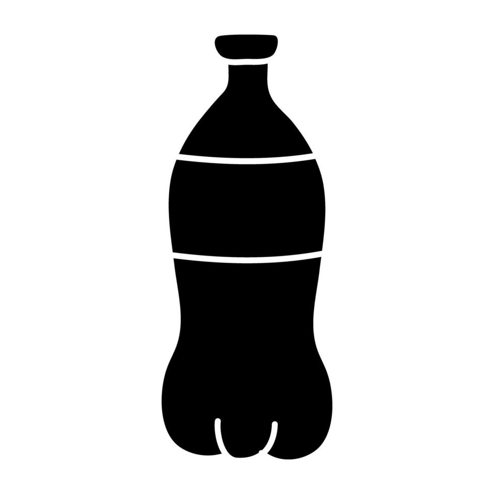 A unique design icon of cola bottle vector