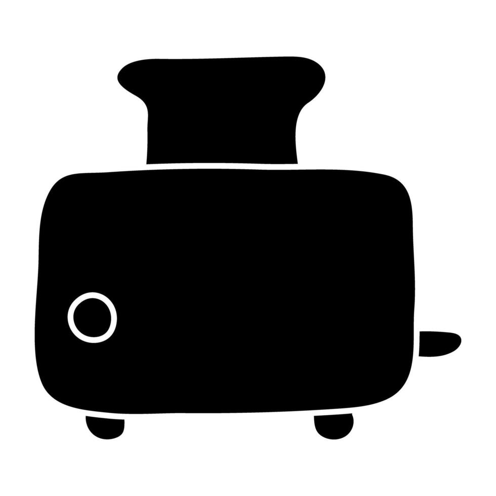 Creative design icon of toaster vector