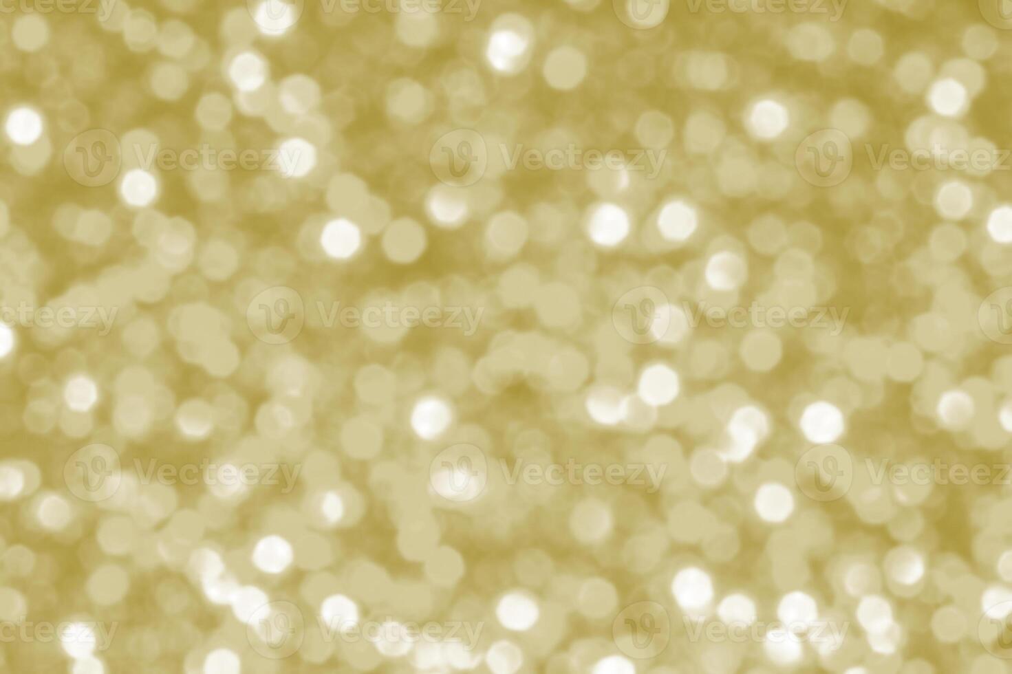 Golden lights abstract bokeh background. Yellow lights. photo