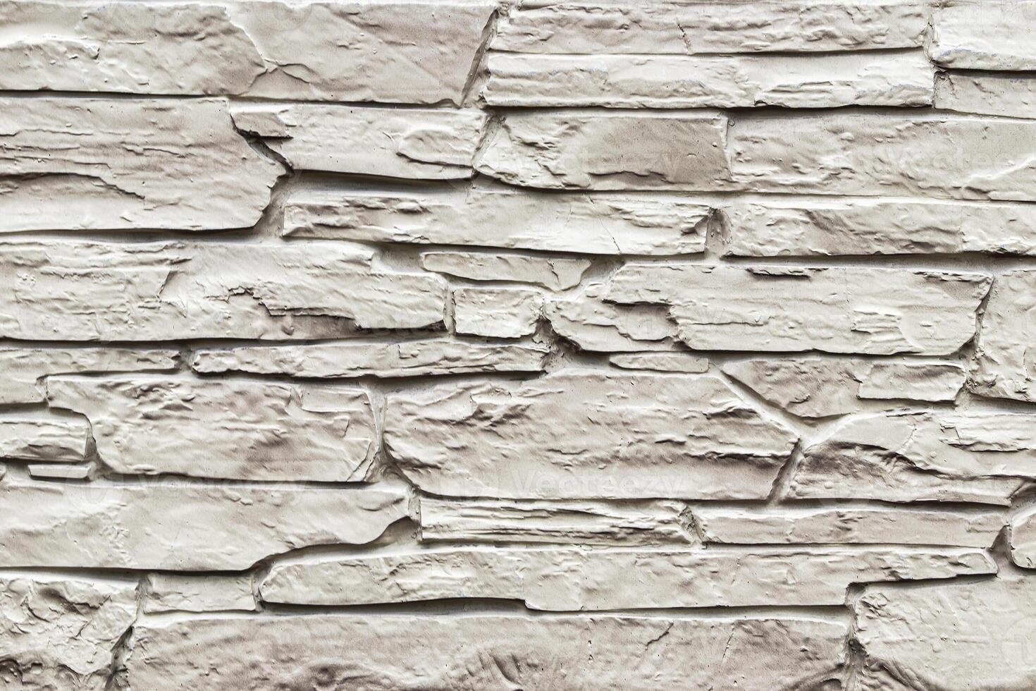 Texture of a decorative brick-like tiles. Abstract background for design. photo