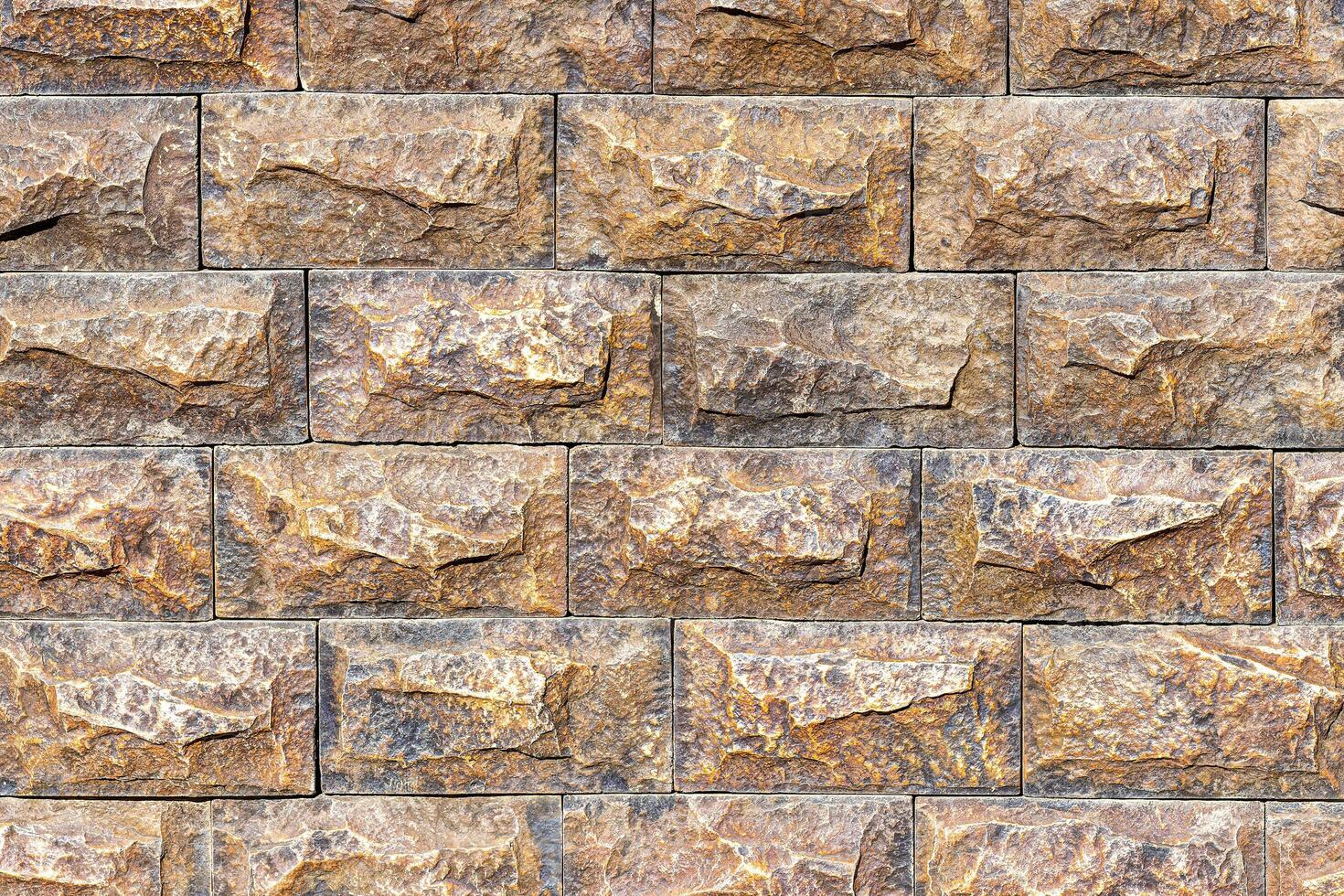 Texture of a decorative brick-like tiles. Abstract background for design. photo