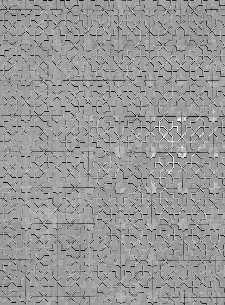 Texture of a white decorative tiles. Abstract background for design. photo