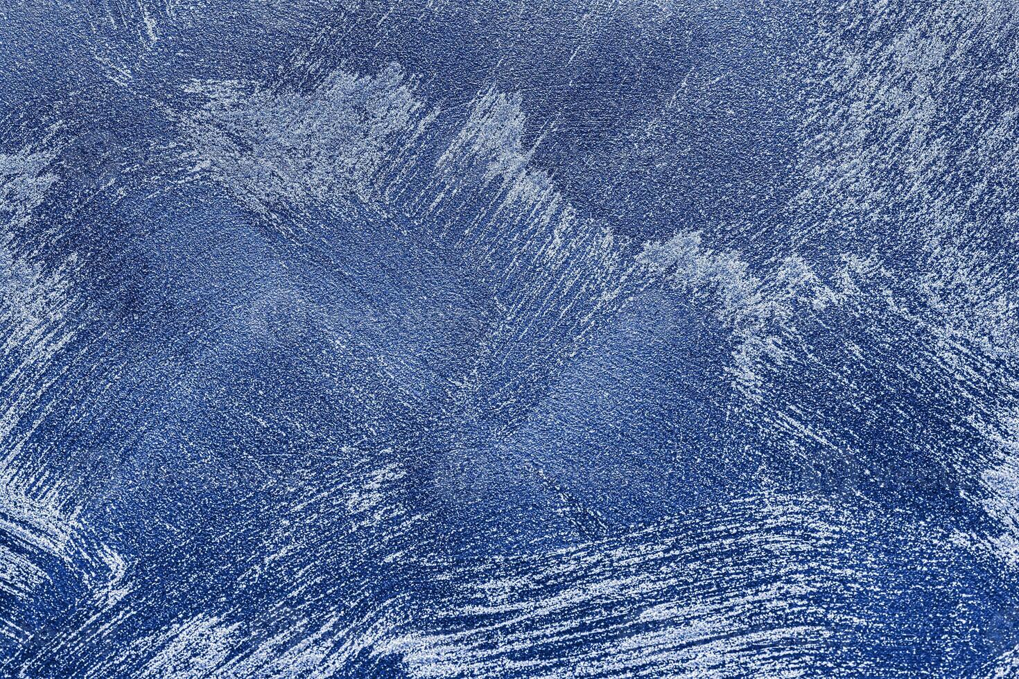 Texture of blue decorative plaster or concrete. photo