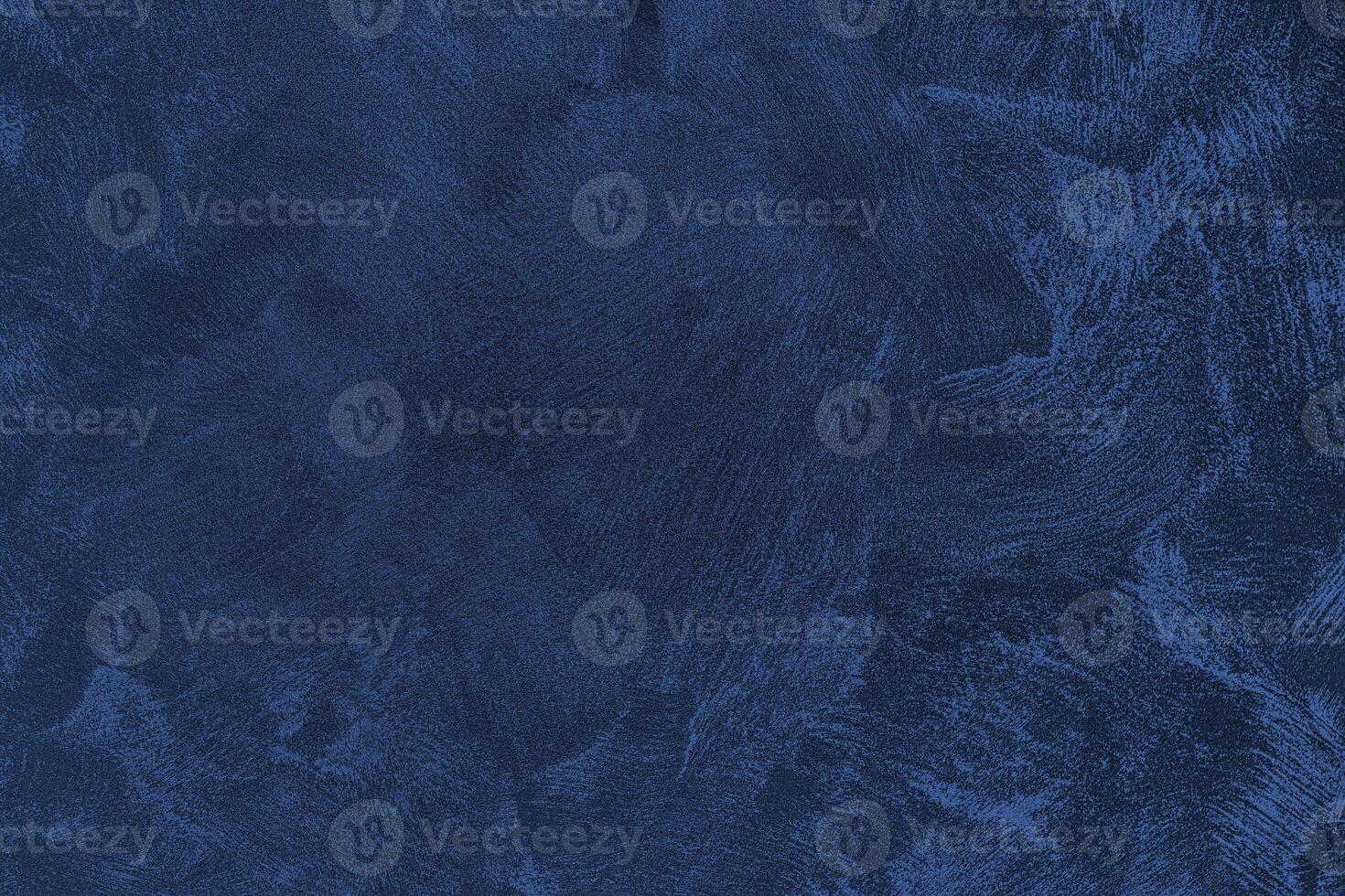 Texture of blue decorative plaster or concrete. photo