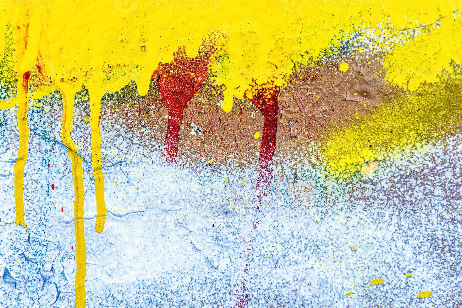 Colorful graffiti painted on a wall. Abstract urban background. photo