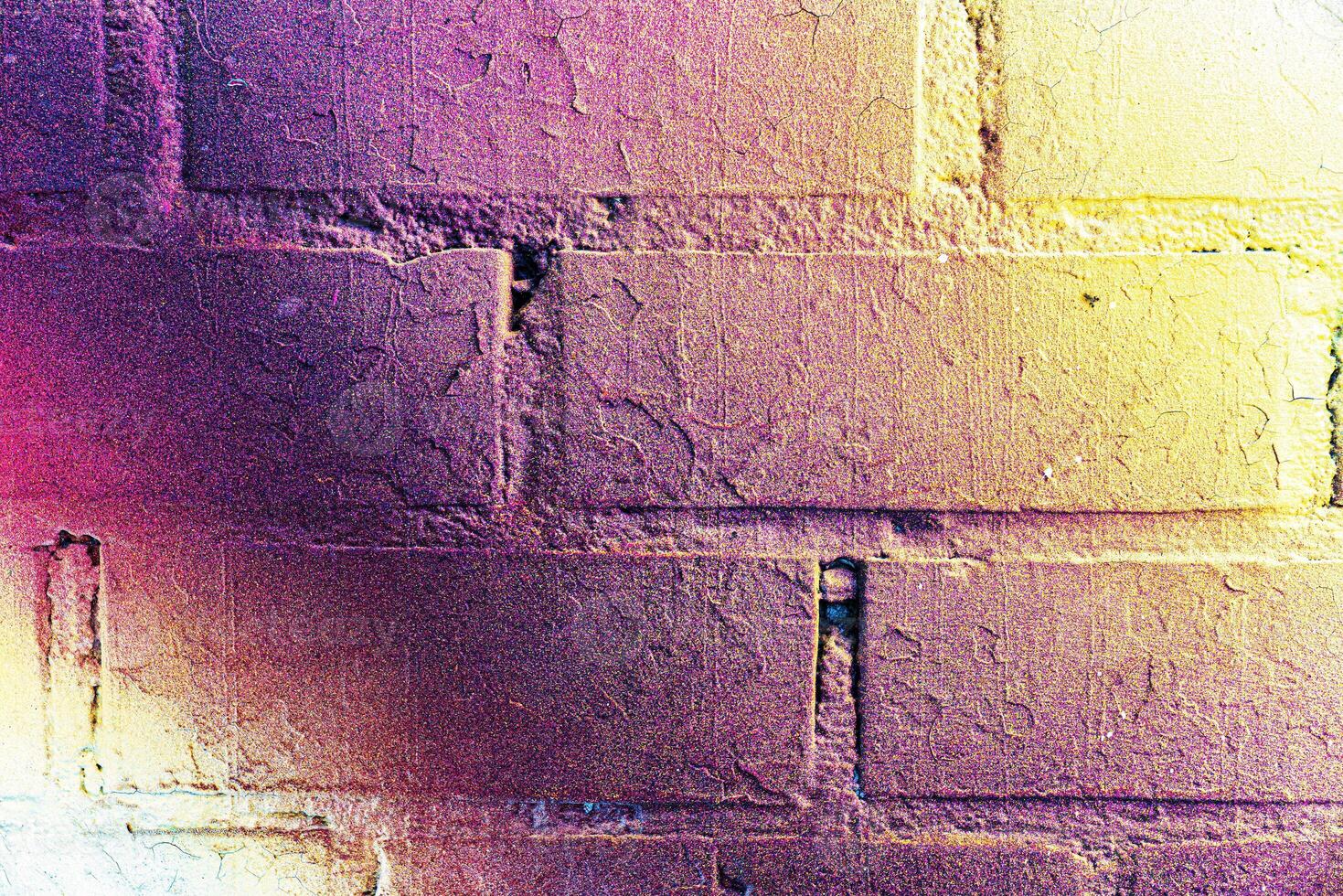 Colorful graffiti painted on a wall. Abstract urban background. photo