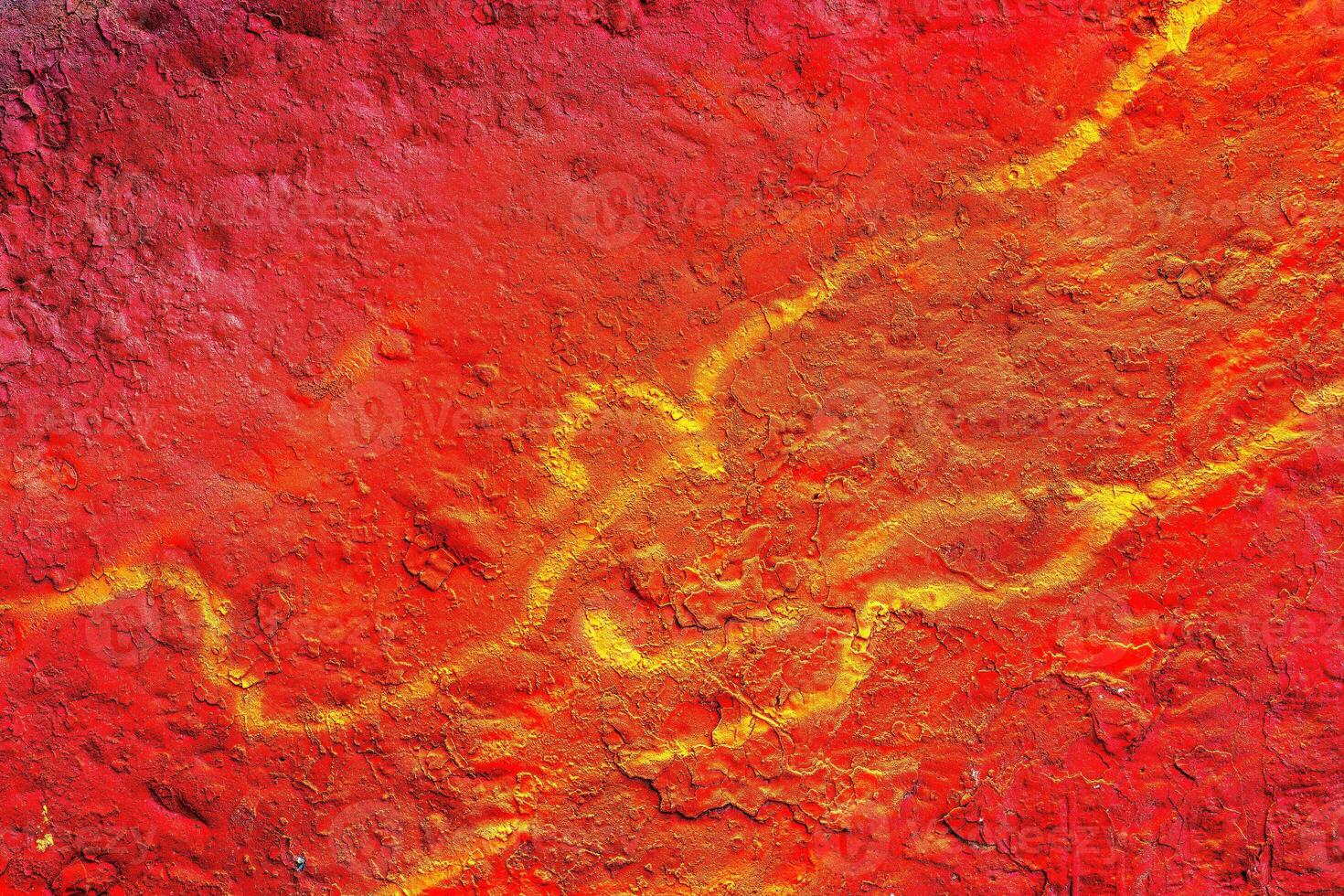 Colorful graffiti painted on a wall. Abstract urban background. Spray painting art. photo