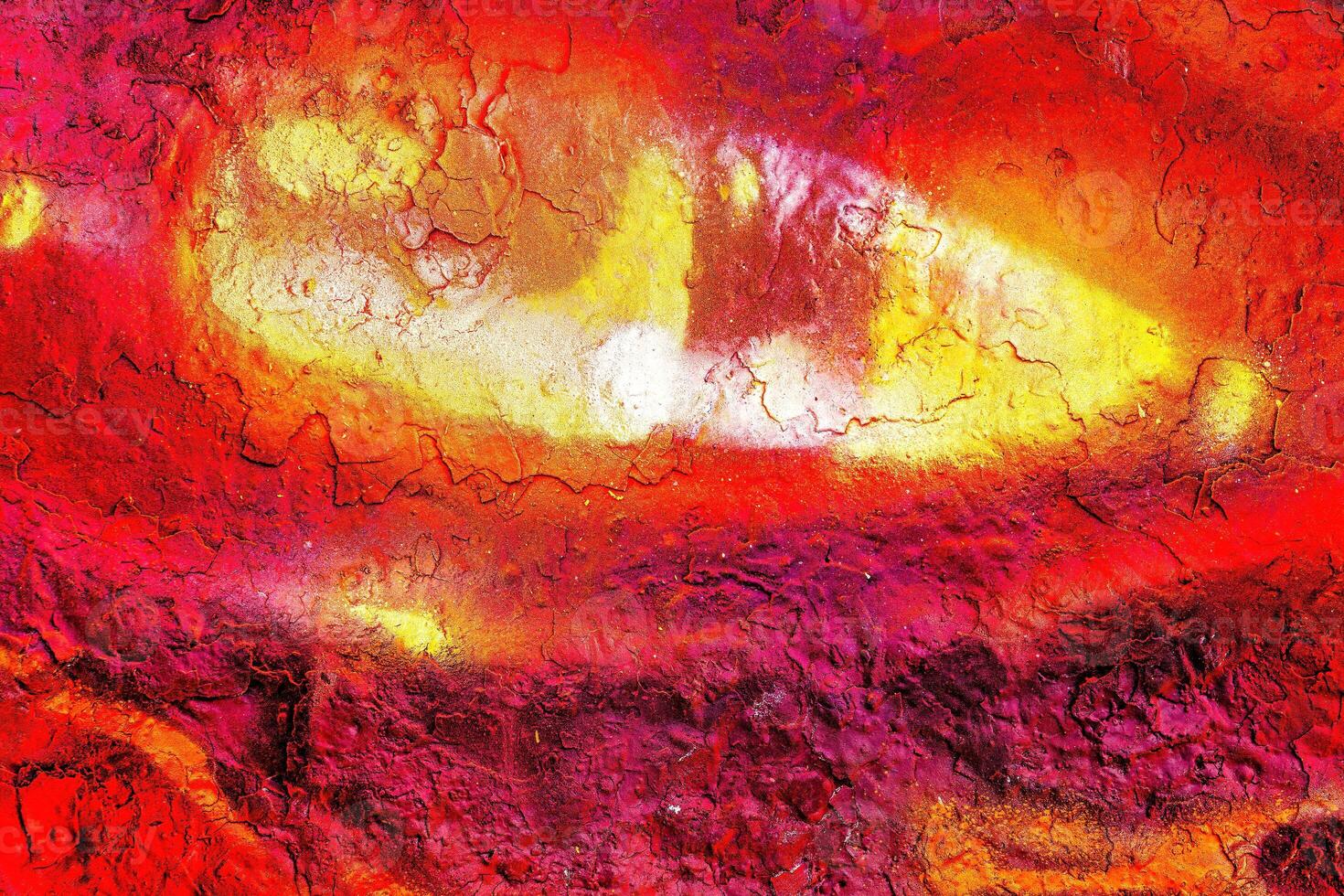 Colorful graffiti painted on a wall. Abstract urban background. Spray painting art. photo