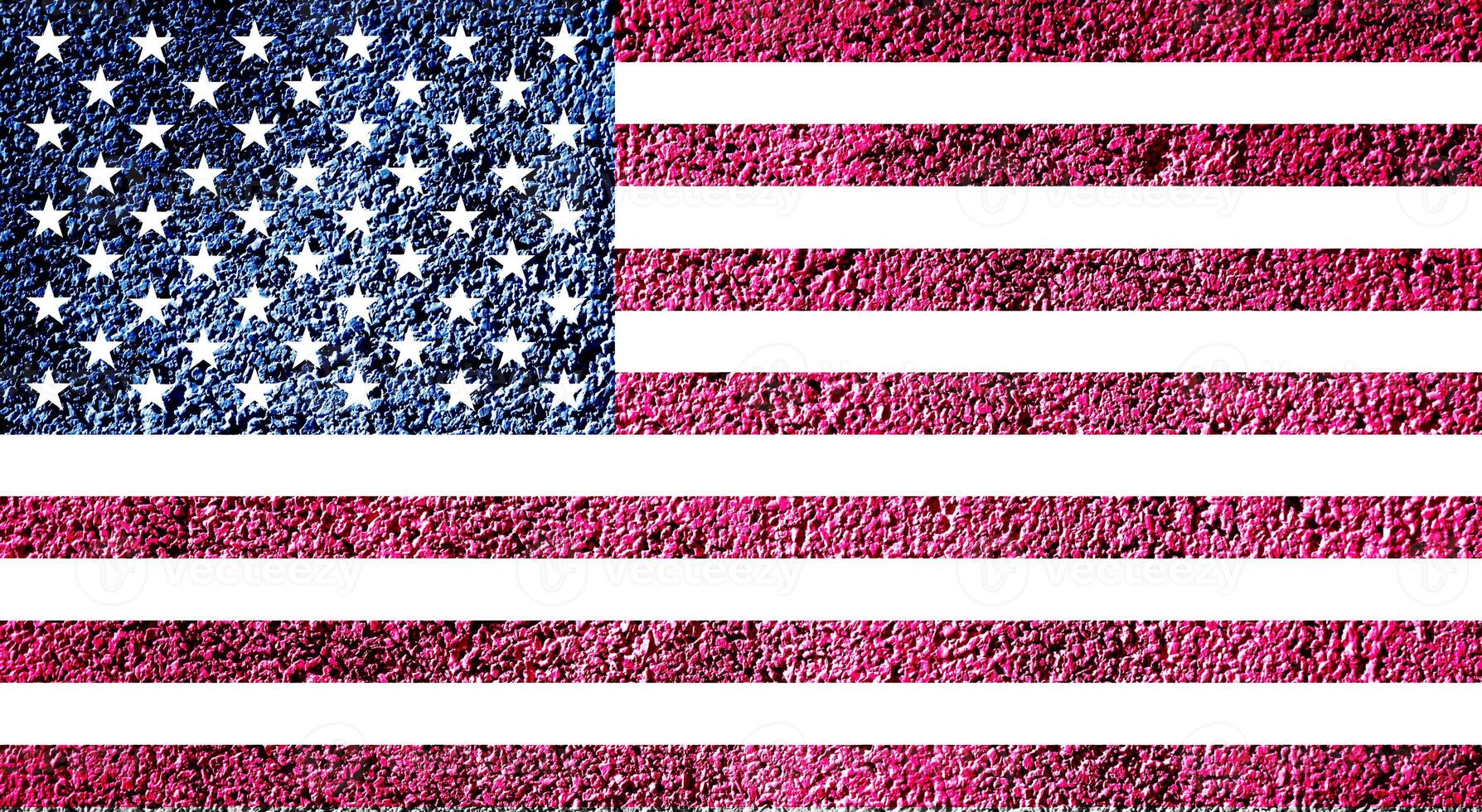 USA flag abstract background. photo