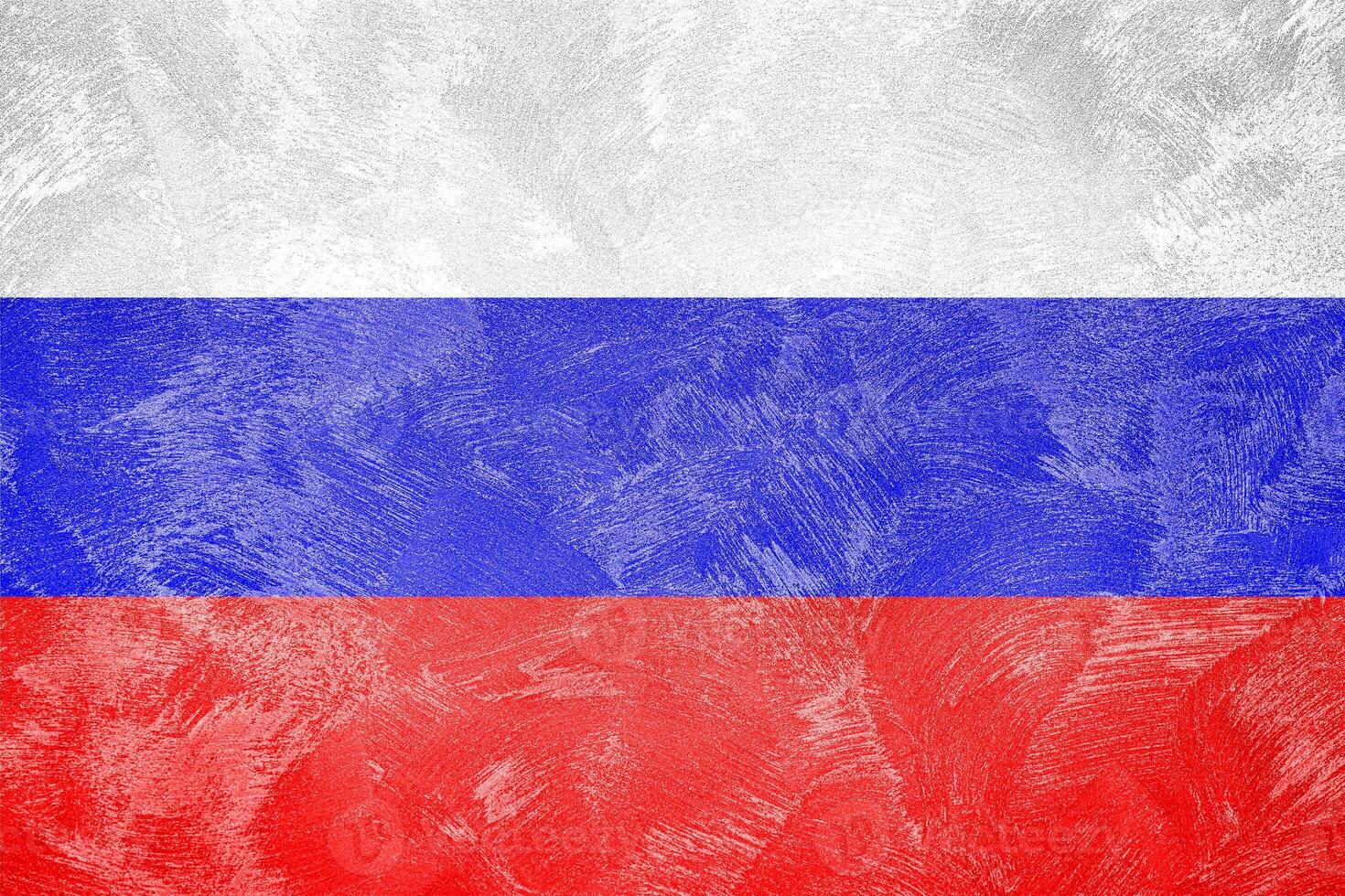 Russian Federation flag abstract background. photo