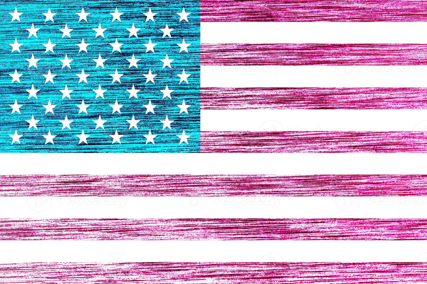 USA flag abstract background. photo