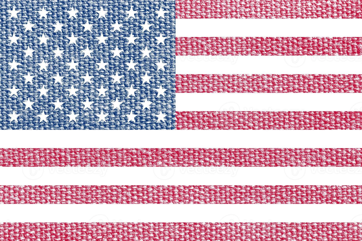 USA flag abstract background. photo