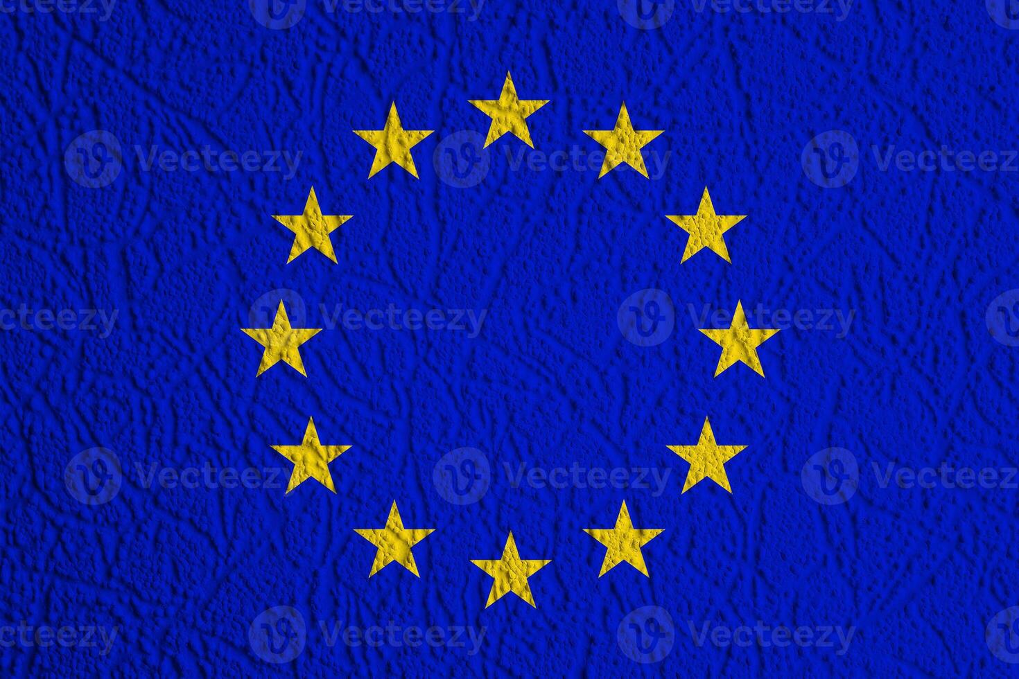 europeo Unión bandera resumen antecedentes. foto