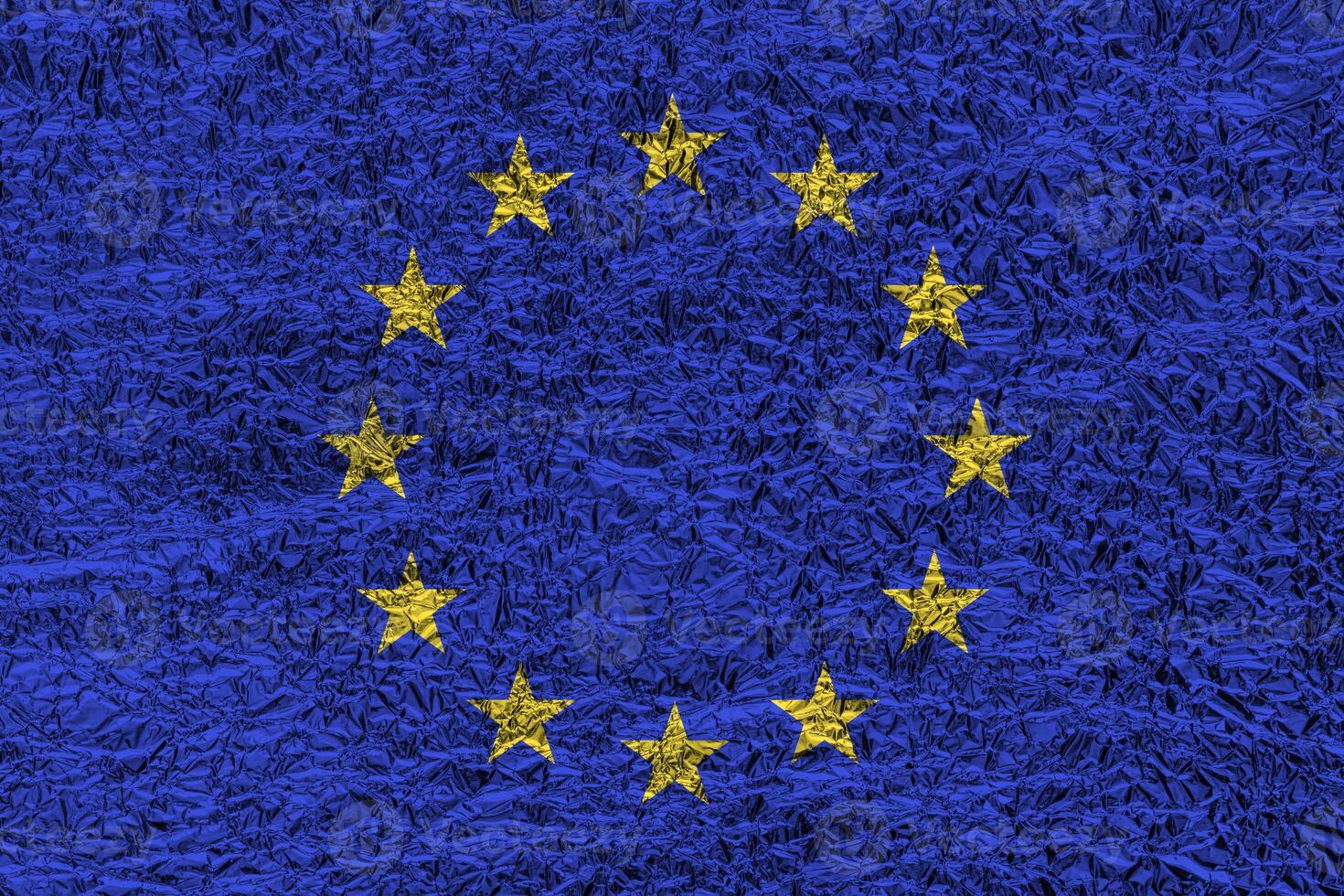 europeo Unión bandera resumen antecedentes. foto
