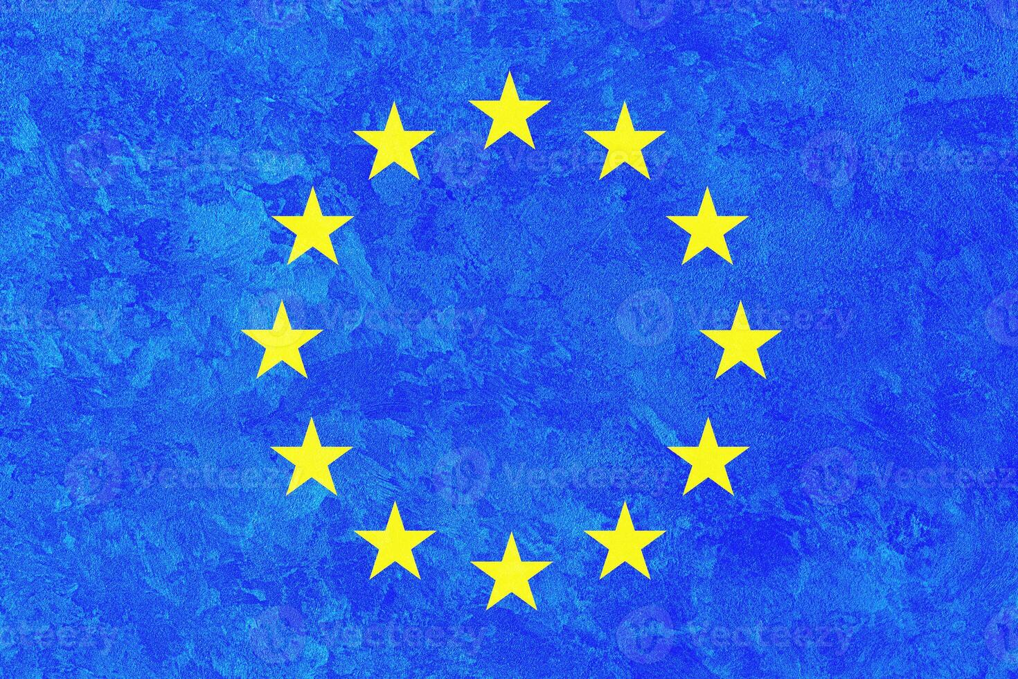 European Union flag abstract background. photo
